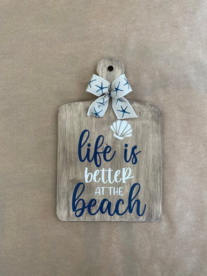 Life Is Better Decorative Cutting Board