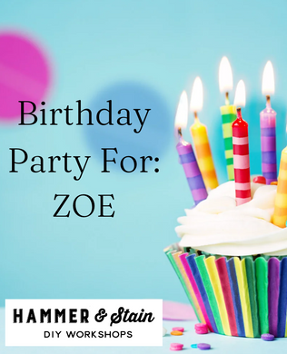 05/10/2024 - Birthday Party for  Zoe - 5:30pm