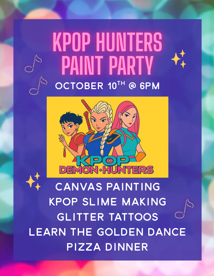 10/10/2025 - Kpop Paint Party - 6pm