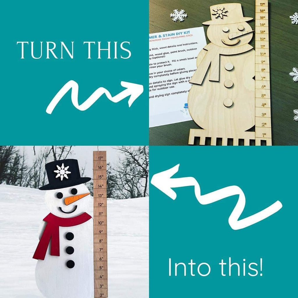 Hammer Home Snowman Snow Ruler Hammer & Stain South Windsor