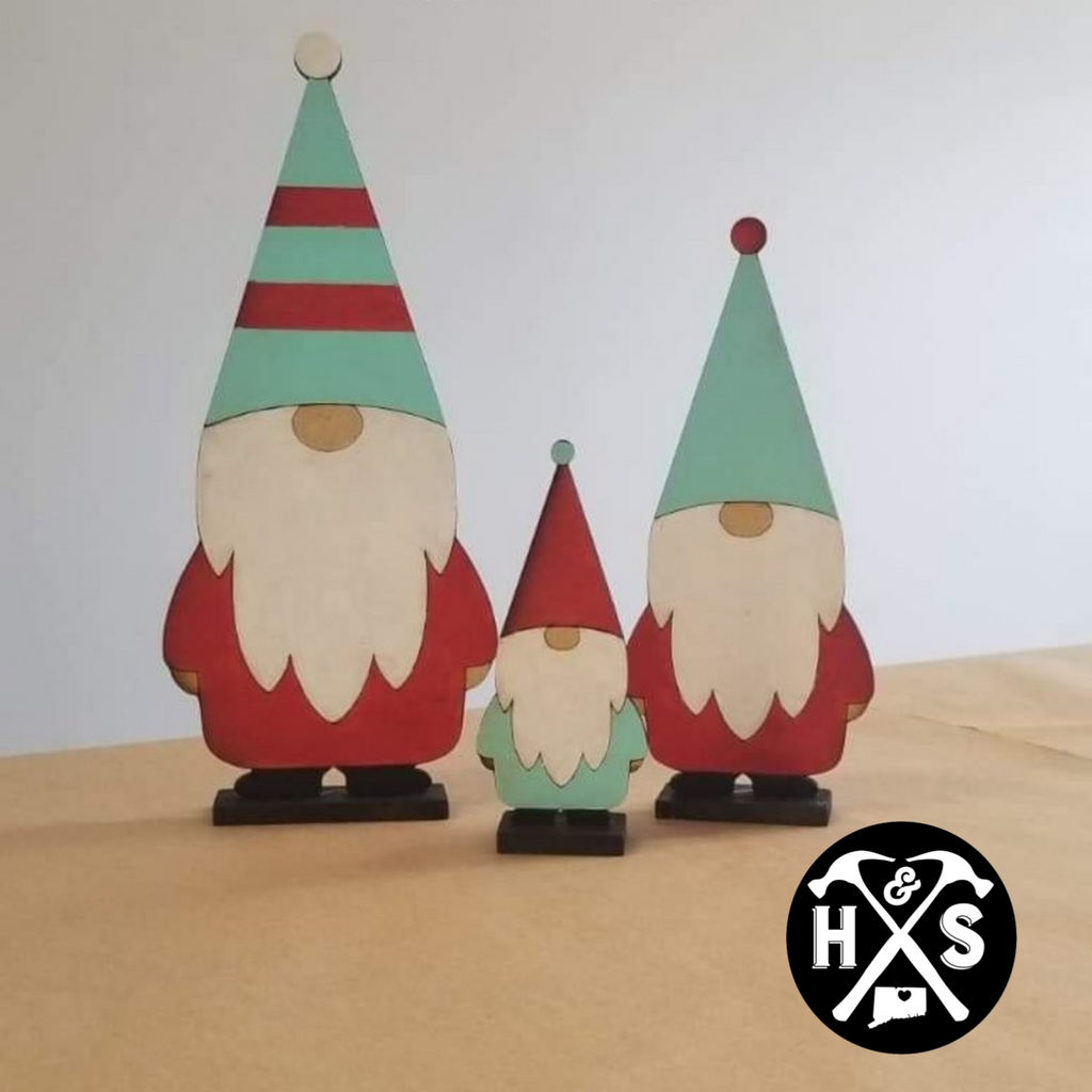 Gnome Trio TakeHome Set Hammer & Stain South Windsor
