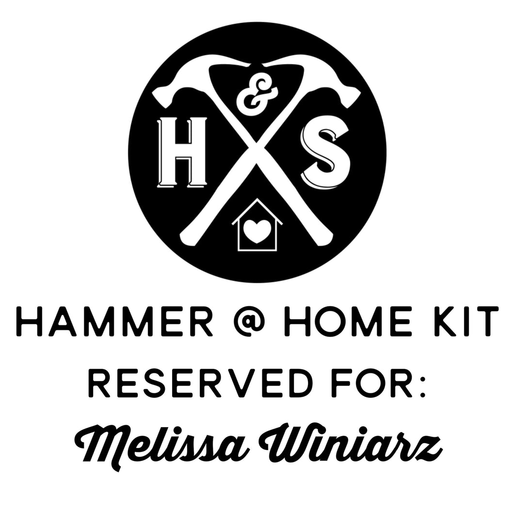 Hammer @ Home Kit (Melissa Winiarz)