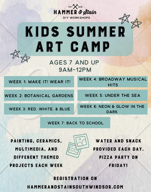 Kids Summer Art Camp 2025