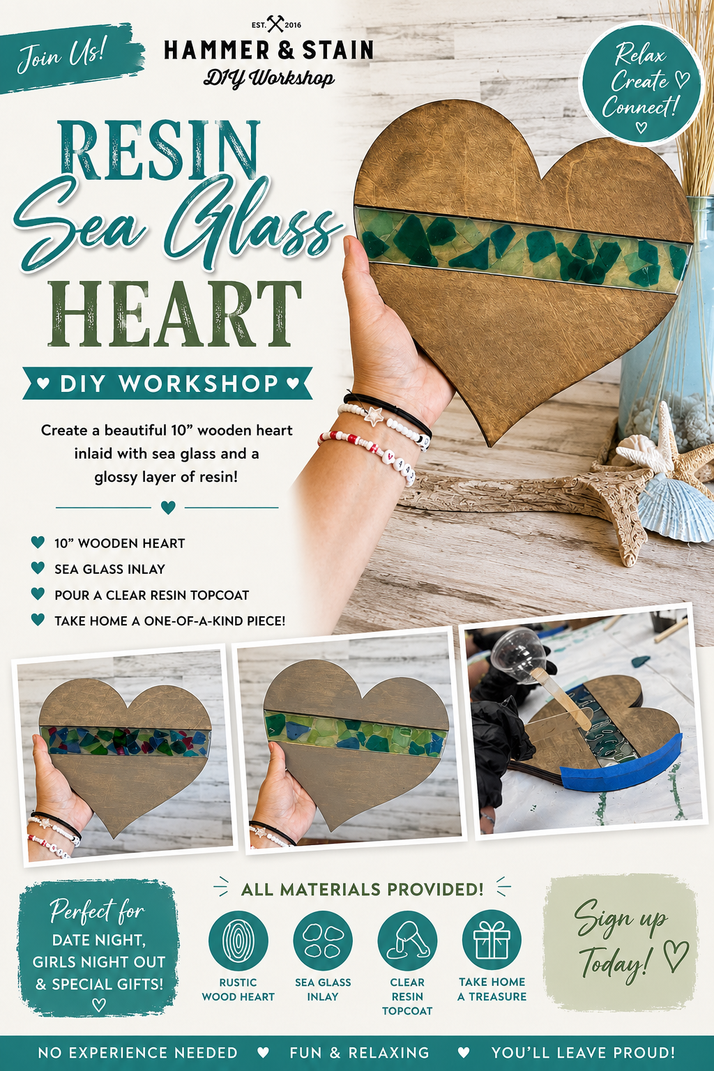 07/14/2026 - Coastal Heart Creations - 6pm