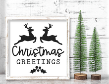 12" Holiday Framed Squares