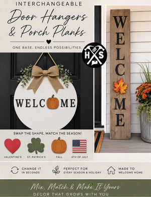 09/08/2026 - **NEW Interchangeable Welcome Porch Planks & Door Hangers Workshop - 6:30pm