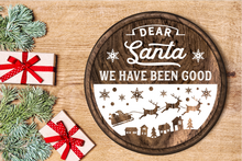 14" Round Holiday Resin Trays