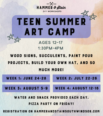 Teen Summer Art Camp 2024