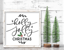 12" Holiday Framed Squares