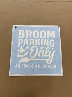 Broom Parking Only 12