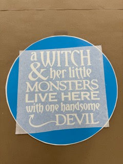 a witch lives here with her little monsters A Witch & Her Little Monsters 15
