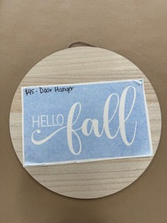 Hello Fall Door Hanger