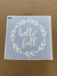 Hello Fall 12