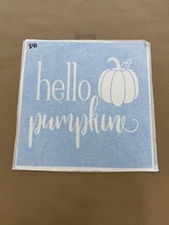 Hello Pumpkin 12