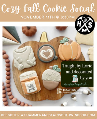 11/11/2024 - Cozy Fall Cookie Social - 6:30pm