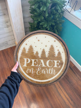 14" Round Holiday Resin Trays