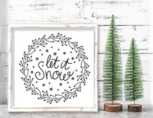 12" Holiday Framed Squares