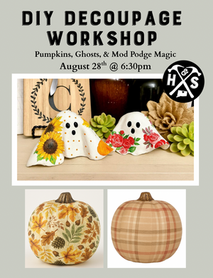 08/28/2025 - DIY Decoupage Workshop - 6:30pm