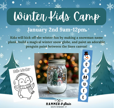 01/02/2026 - Winter Kids Camp (Ages 7+) - 9am-12pm