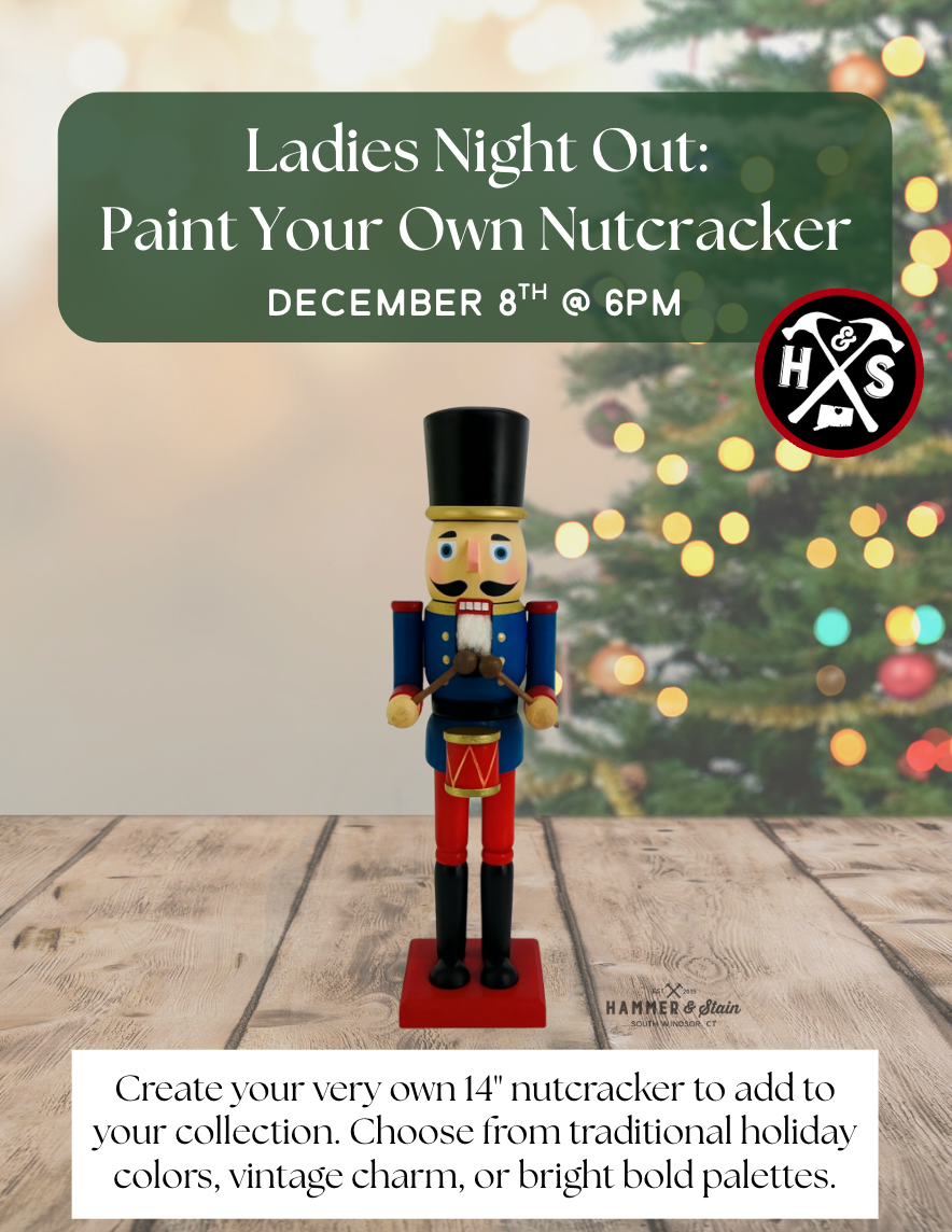 12/08/2025 - Ladies Night Out: Paint Your Own Nutcracker - 6pm