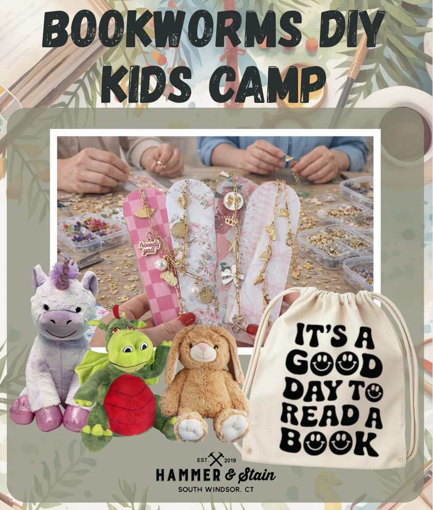 01/19/2026 - Bookworms DIY Kids Camp (Ages 7+) - 9am-12pm