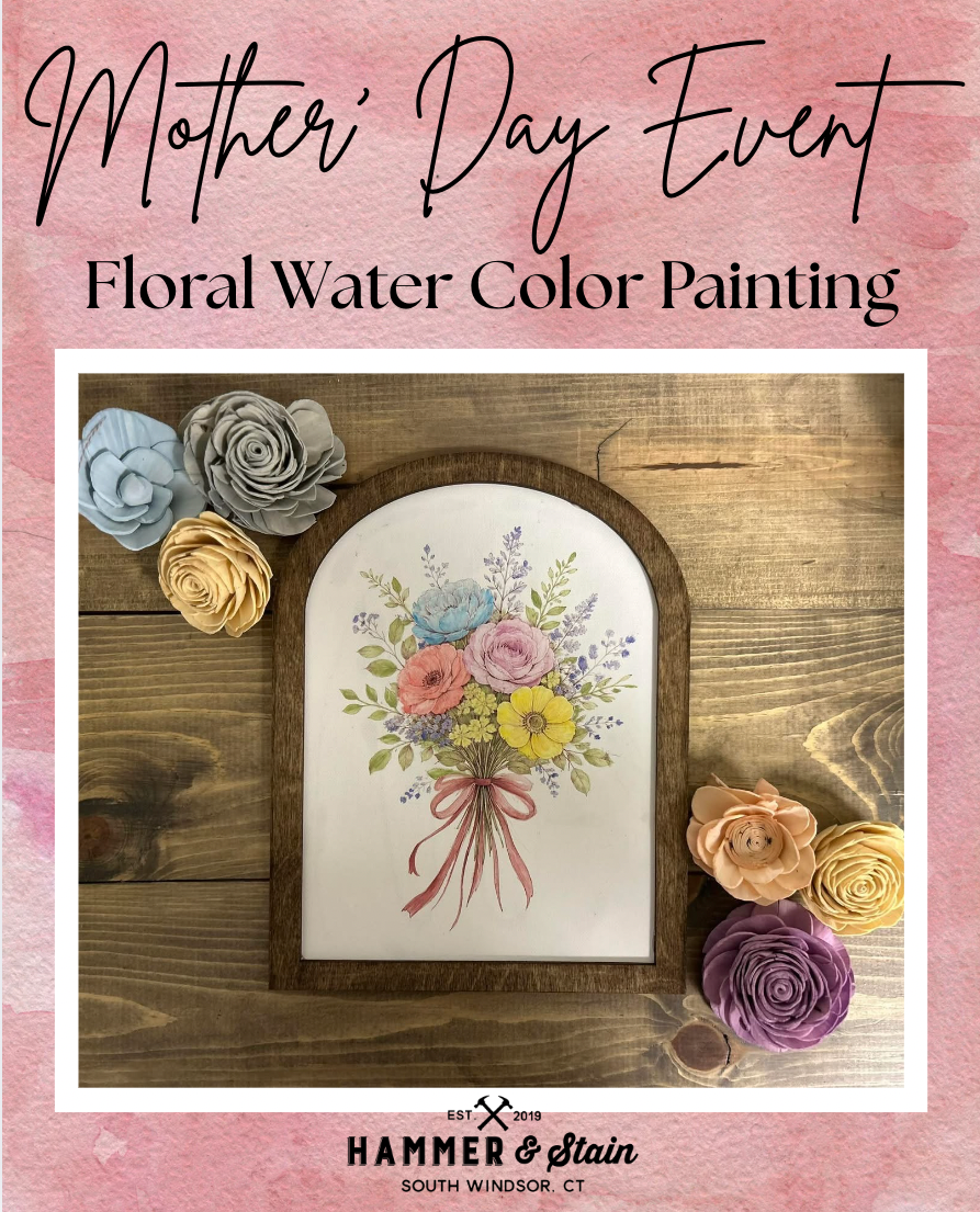 05/07/2026 - **NEW Watercolor Framed Canvas Mother's Day Project - 6pm