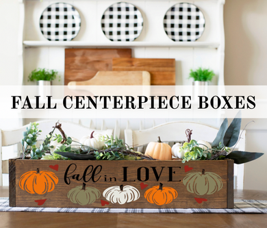 Fall Centerpiece Boxes