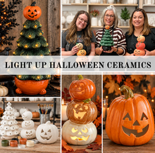 Light Up Halloween Ceramics