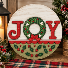 12" Christmas 3-D Rounds
