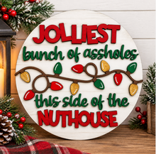 12" Christmas 3-D Rounds