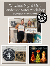 10/07/2025 - Witches Night Out Workshop - 6:30pm