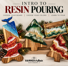 11/05/2026 - Intro to Resin Pour: Acacia Wood Cutting Boards Workshop - 6:30pm