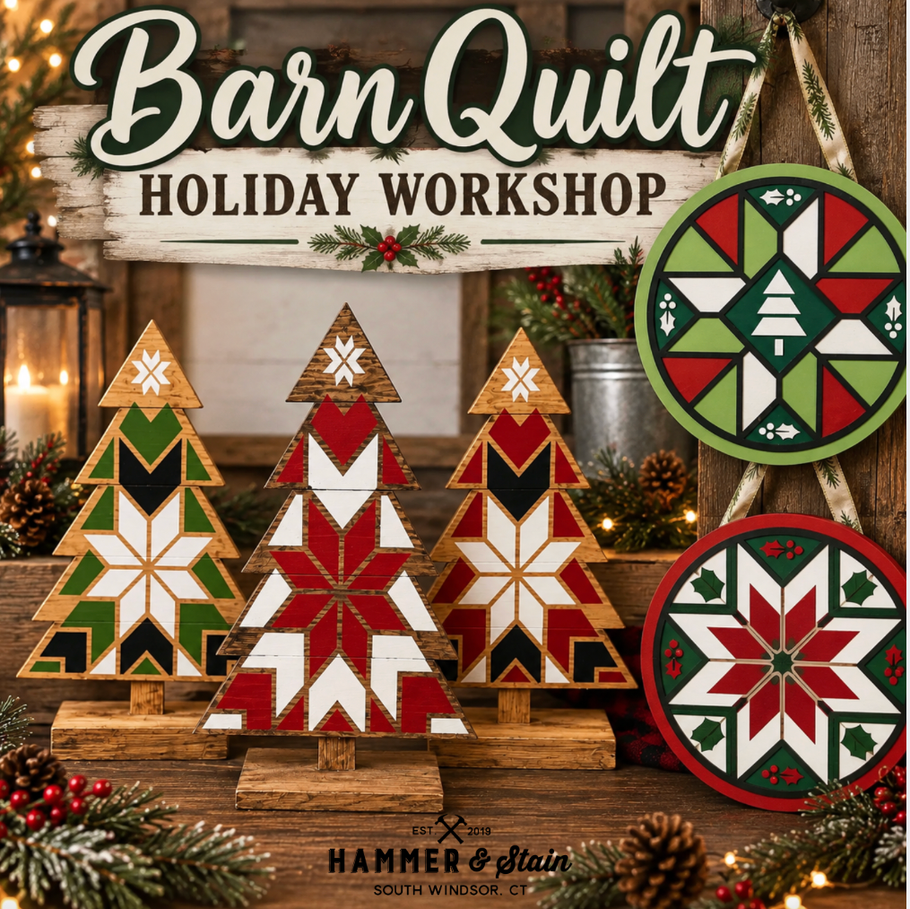 12/01/2026 - Barn Quilt Holiday Workshop - 6pm