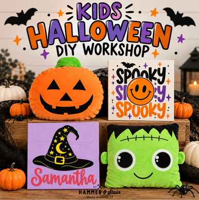 10/23/2026 - Kids Halloween DIY Workshop - 6pm-8pm (Ages 7+)