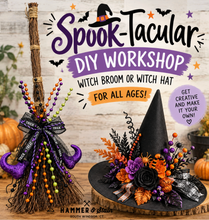 10/24/2026 - A Spook-Tacular DIY Workshop: Witch Hats & Witch Brooms - 10:30am (ALL AGES)