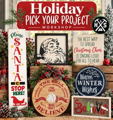 11/24/2026 - Holiday Pick Your Project Workshop - 6:30pm