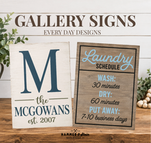 Gallery Signs | Every Day Designs