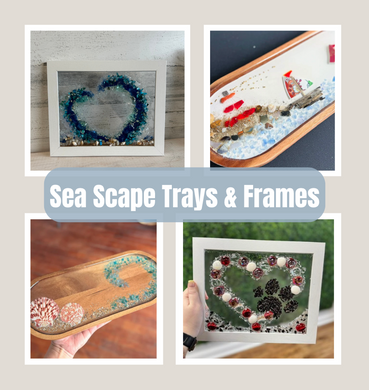 08/13/2025 - Resin Seascape Trays & Frames Workshop - 6pm LIMITED SPOTS