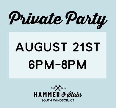08/21/2025 - Private Party - 6pm