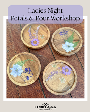 10/16/2025 - Ladies Night Petals & Pour - 6pm