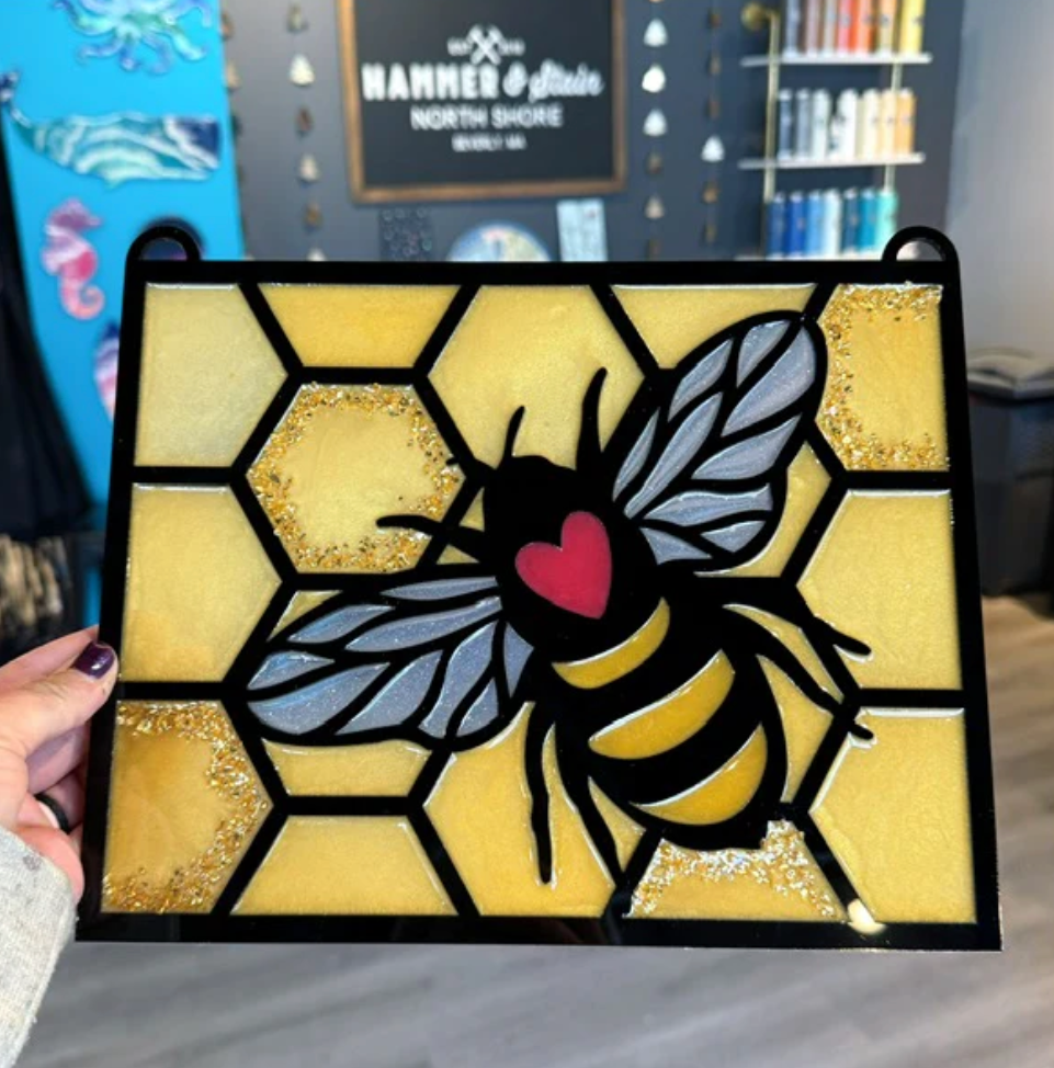 05/17/2026 - Faux Stain Glass Resin Workshop - 1pm LIMITED SEATS