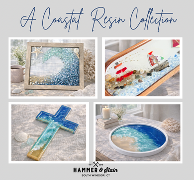 05/13/2026 - Resin Seascape Trays & Frames Workshop - 6:30pm LIMITED SPOTS