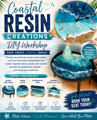 07/31/2026 - Resin Tables, Clocks, & More - 6pm