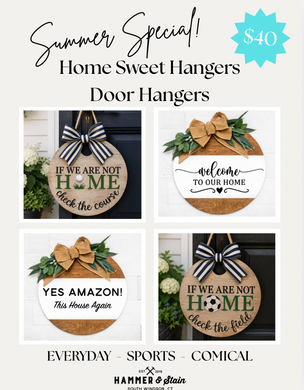07/23/2026 - Home Sweet Hangers Door Hangers - 6pm