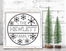 12" Holiday Framed Squares