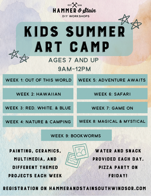 Kids Summer Art Camp 2024