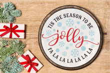 14" Round Holiday Resin Trays