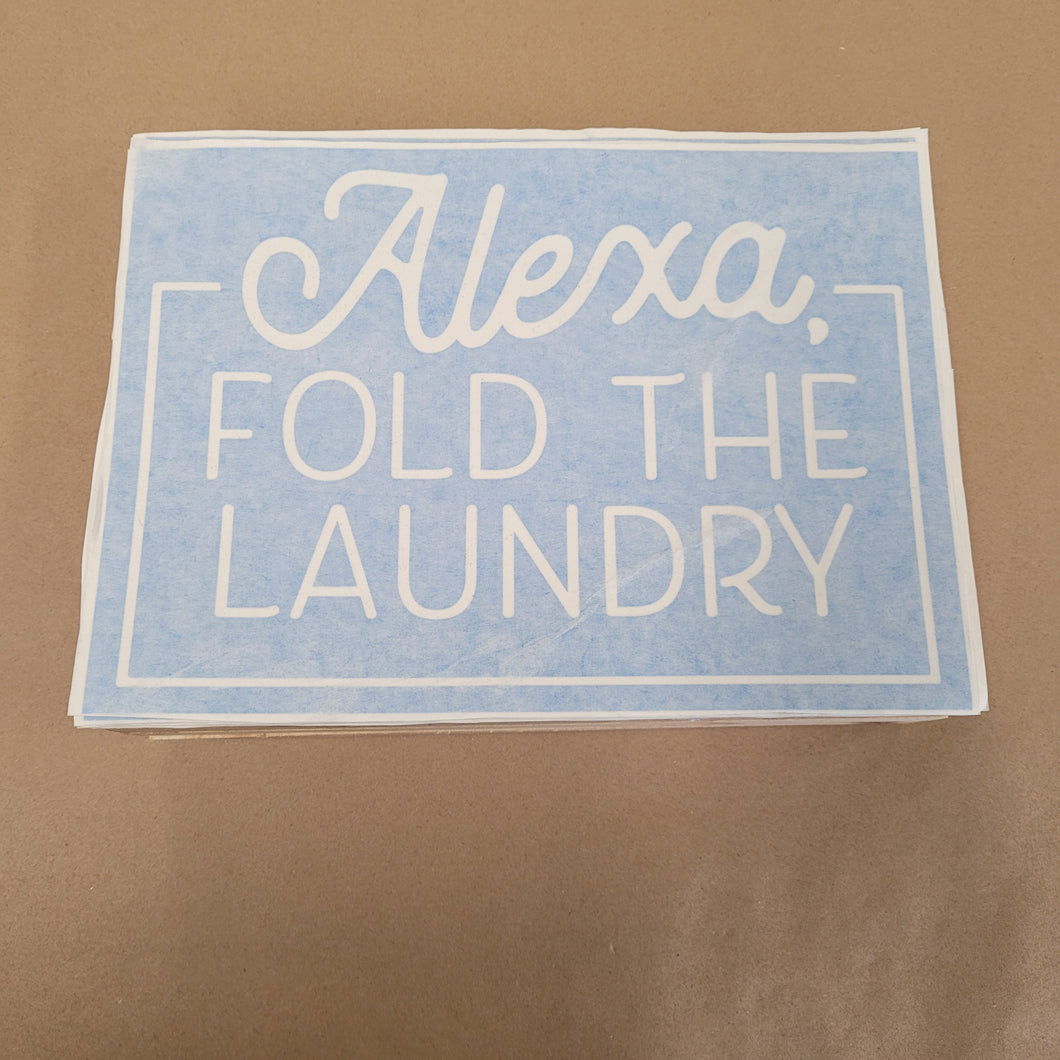Hammer @ Home - Alexa Fold The Laundry Sign