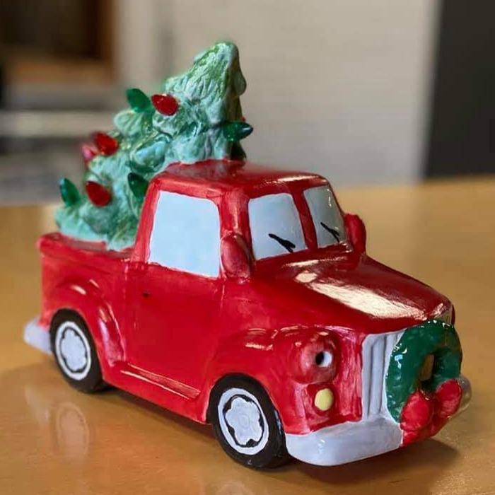 Lighted Tree with Truck ($70)